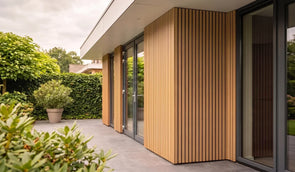 Lattenwand buiten: de akupanel-look voor je gevel