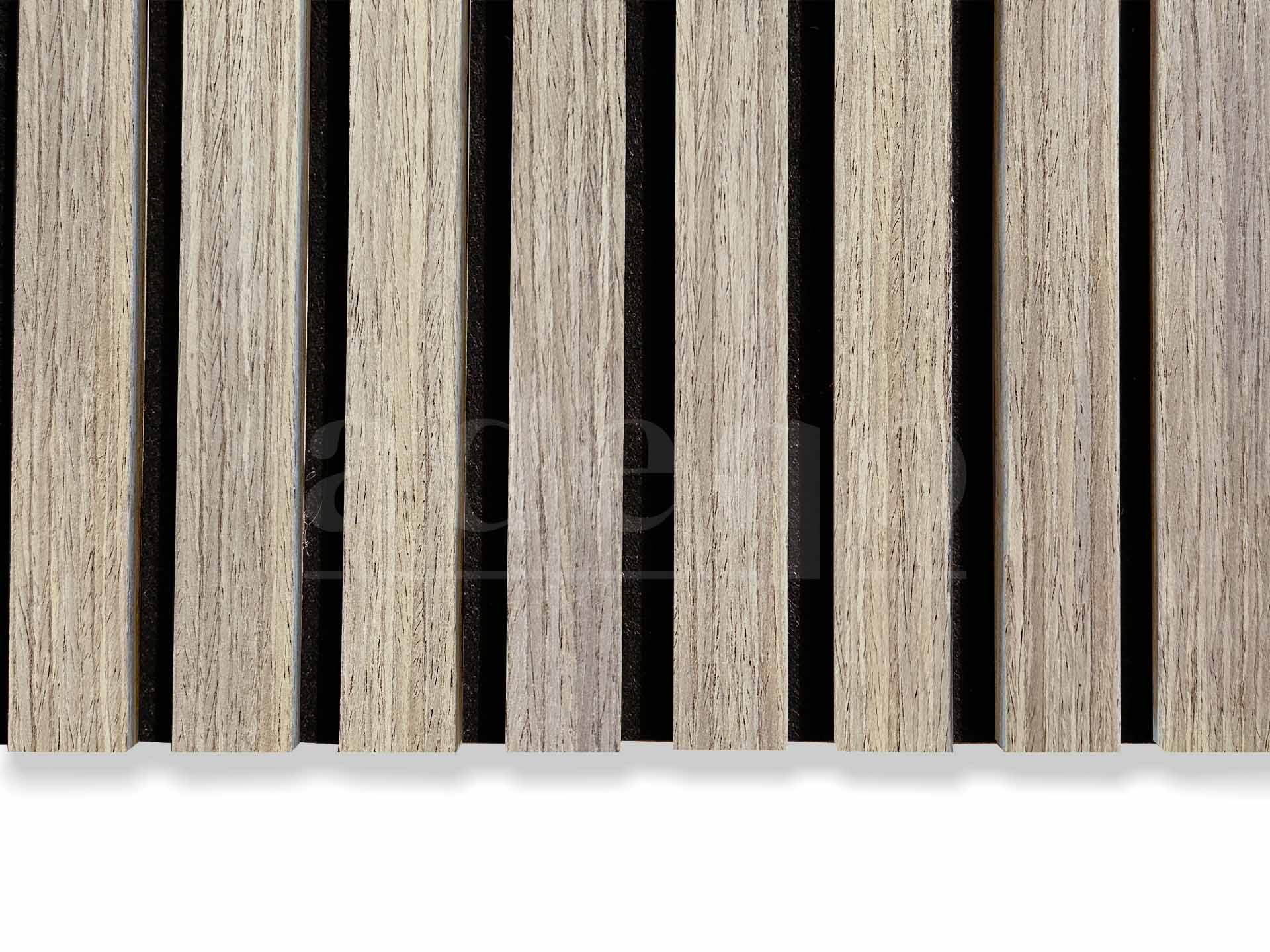 Adeqo Akupanel - Akoestische Wandpanelen - Verouderd Eiken 260 x 60 cm - 3 zijdig