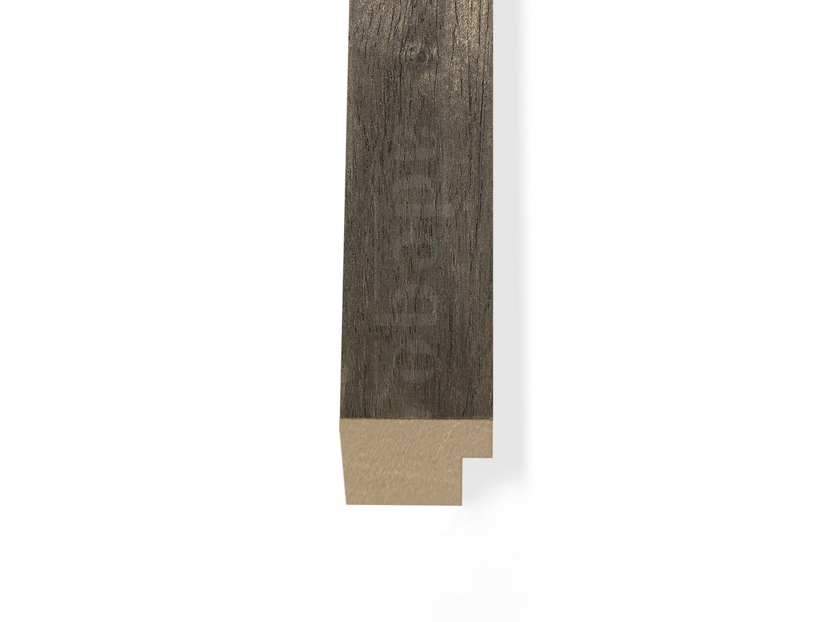 Adeqo eindlat voor Akupanel - Gerookt Eiken - 300 cm