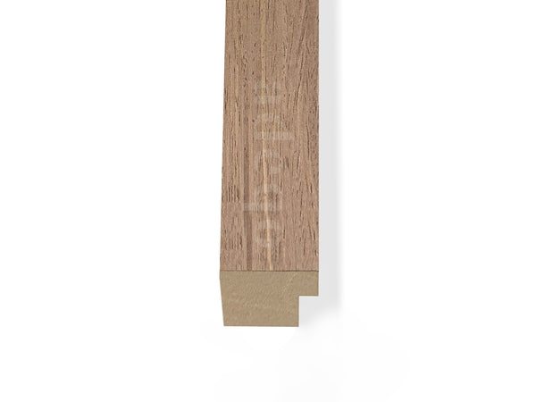 Adeqo eindlat voor Akupanel - Klassiek Walnoot - 300 cm