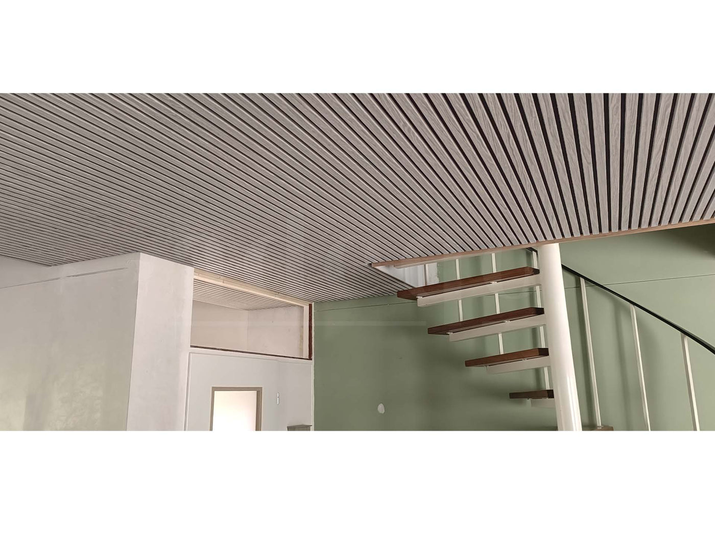 Adeqo Akupanel - Akoestische Wandpanelen - Grijs Eiken 300 x 60 cm - 3 zijdig