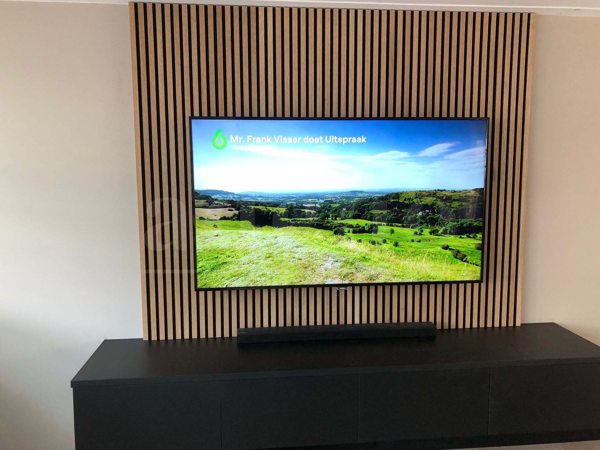 Adeqo Akupanel - Akoestische Wandpanelen - Natuurlijk Eiken 260 x 60 cm - 3 zijdig