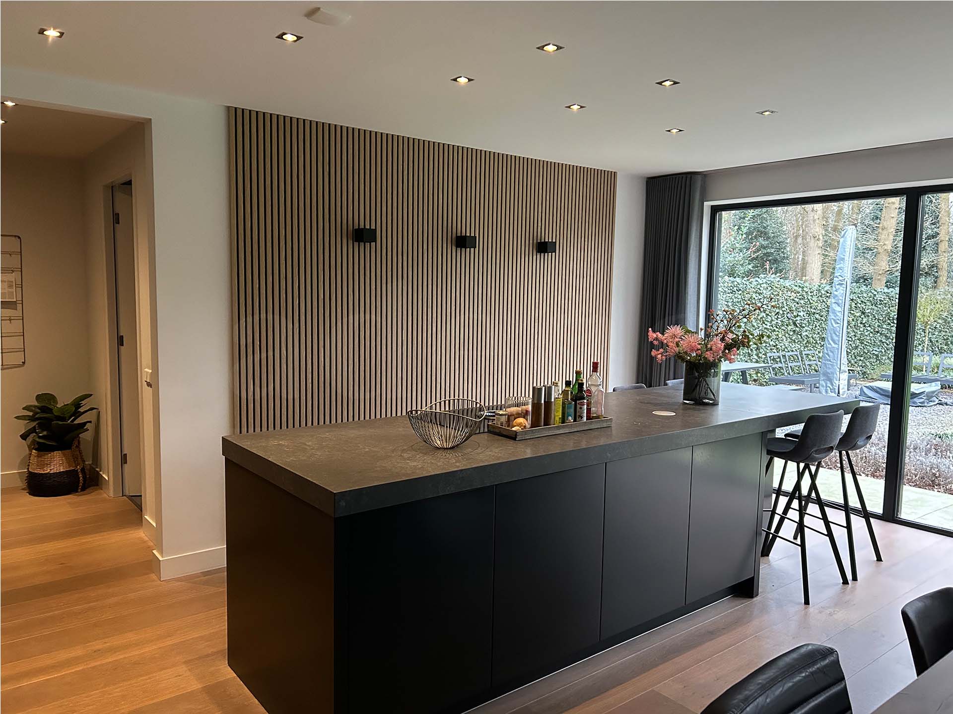 Adeqo Akupanel - Akoestische Wandpanelen - Rustiek Eiken 300 x 60 cm - 3 zijdig