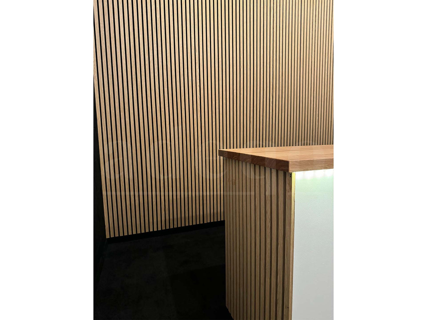 Adeqo Akupanel - Akoestische Wandpanelen - Rustiek Eiken 260 x 60 cm - 3 zijdig