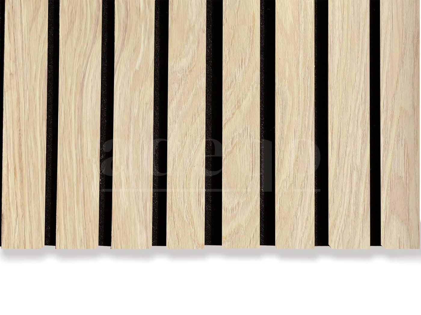 Adeqo Akupanel - Akoestische Wandpanelen - Natuurlijk Eiken 300 x 60 cm - 3 zijdig