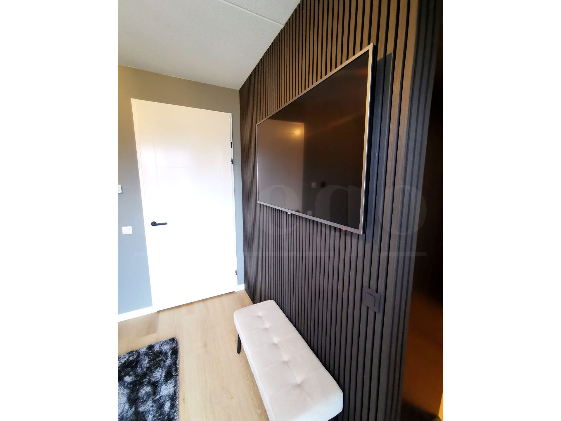 Adeqo Akupanel - Akoestische Wandpanelen - Zwart Eiken 300 x 60 cm - 3 zijdig