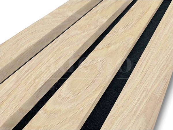 Adeqo Akupanel - Akustikpaneele - Natürliche Eiche 260 x 60 cm - 3-seitig - Bild 2