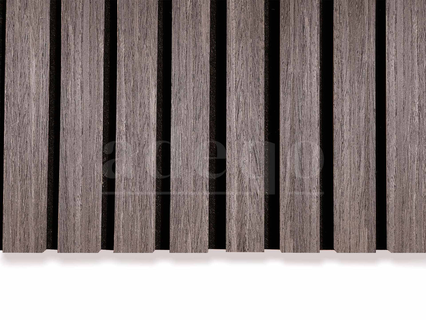 Geluidsabsorberend wandpaneel in Donker Walnoot voor verbeterde akoestiek en interieurdesign