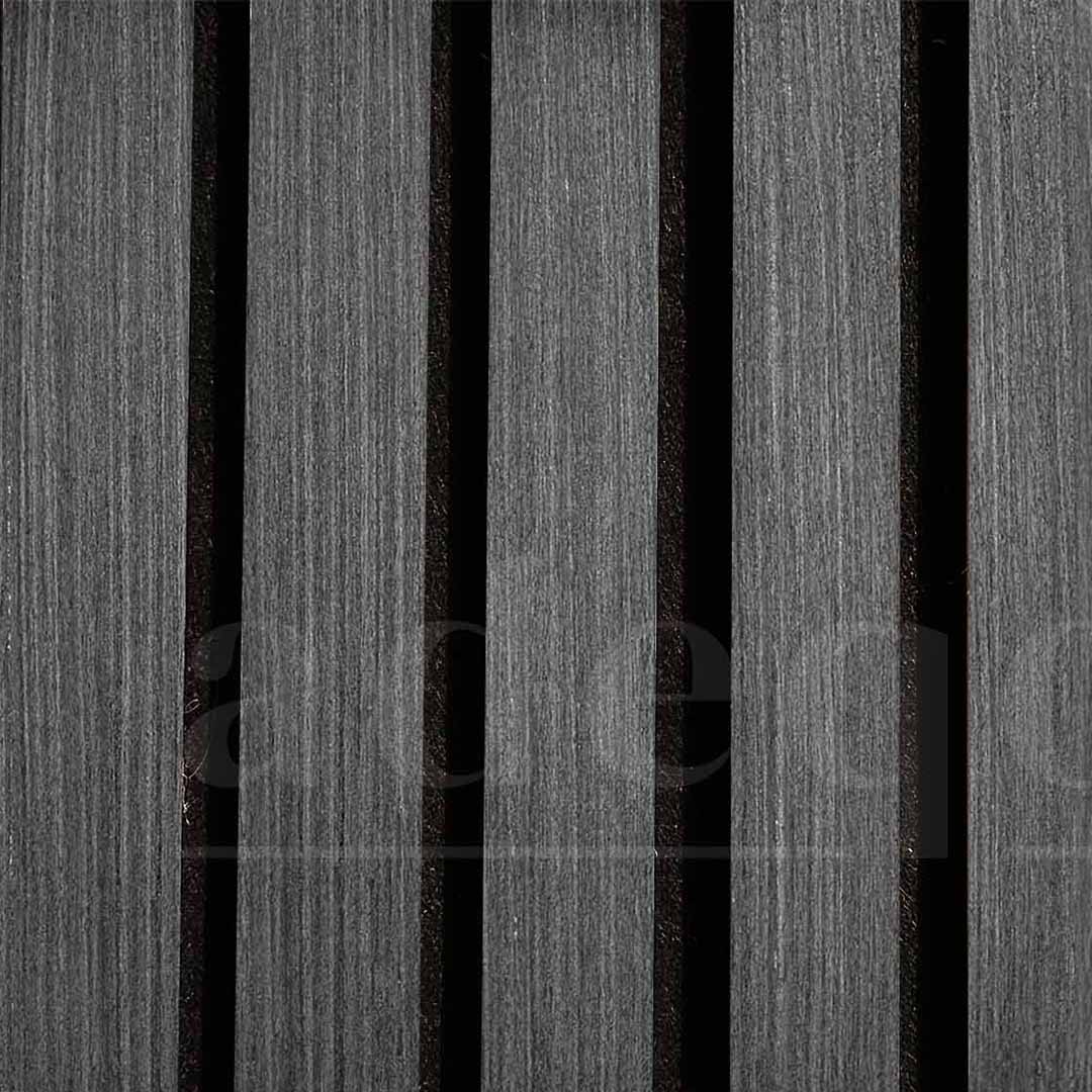 Akoestische wandpaneel Zwart Eiken