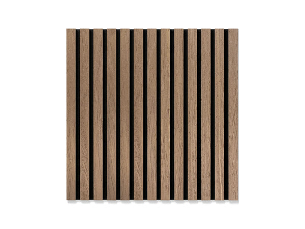 Adeqo Akupanel Brandwerend - Klassiek Walnoot 60 x 60 cm - 100% brandveilig (B-s1-d0)