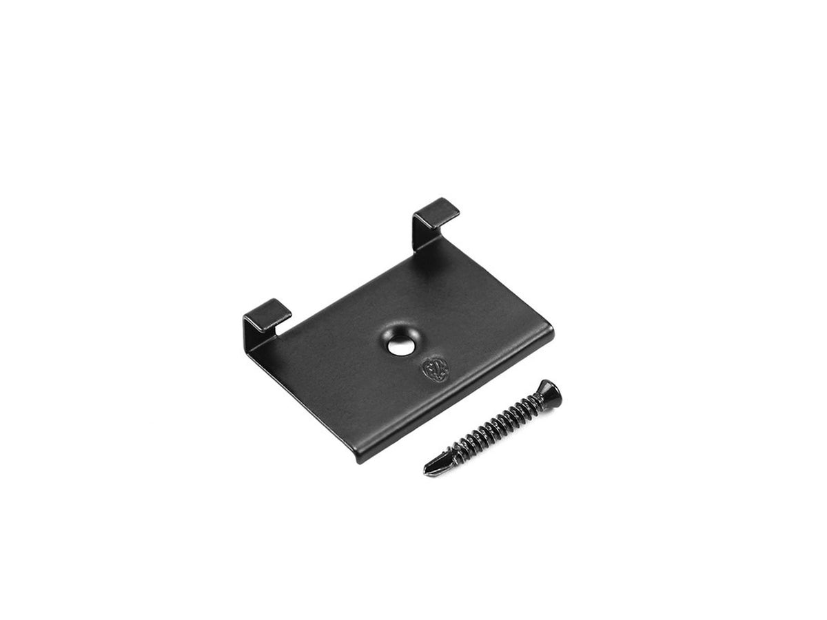 Compolux startclip AS60 voor Highline, zwart roestvaststaal, 47 x 32 x 9,2 mm, met torxschroef