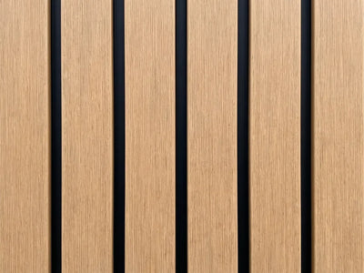 Compolux Highline - Composiet Gevelbekleding - Eiken/Zwart 300 cm - Rhombus 55 mm