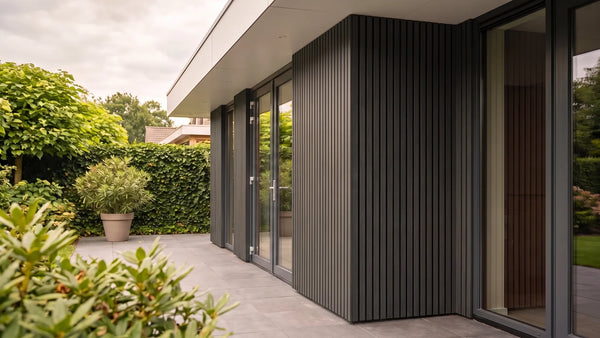 Compolux Highline - Composiet Gevelbekleding - Zwart/Zwart 300 cm - Rhombus 55 mm - afbeelding 2