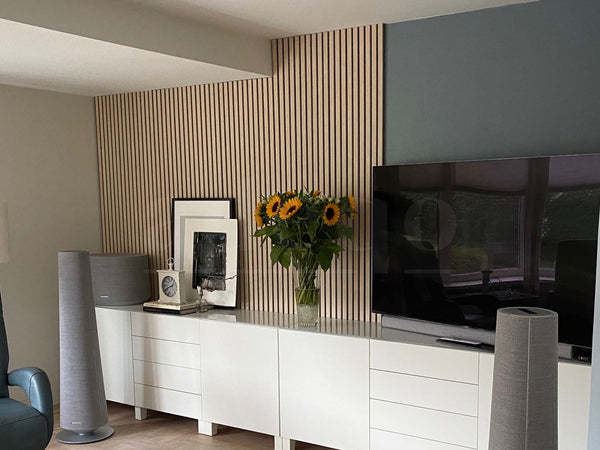 DIY wood slat wall: build from scratch or use panels?