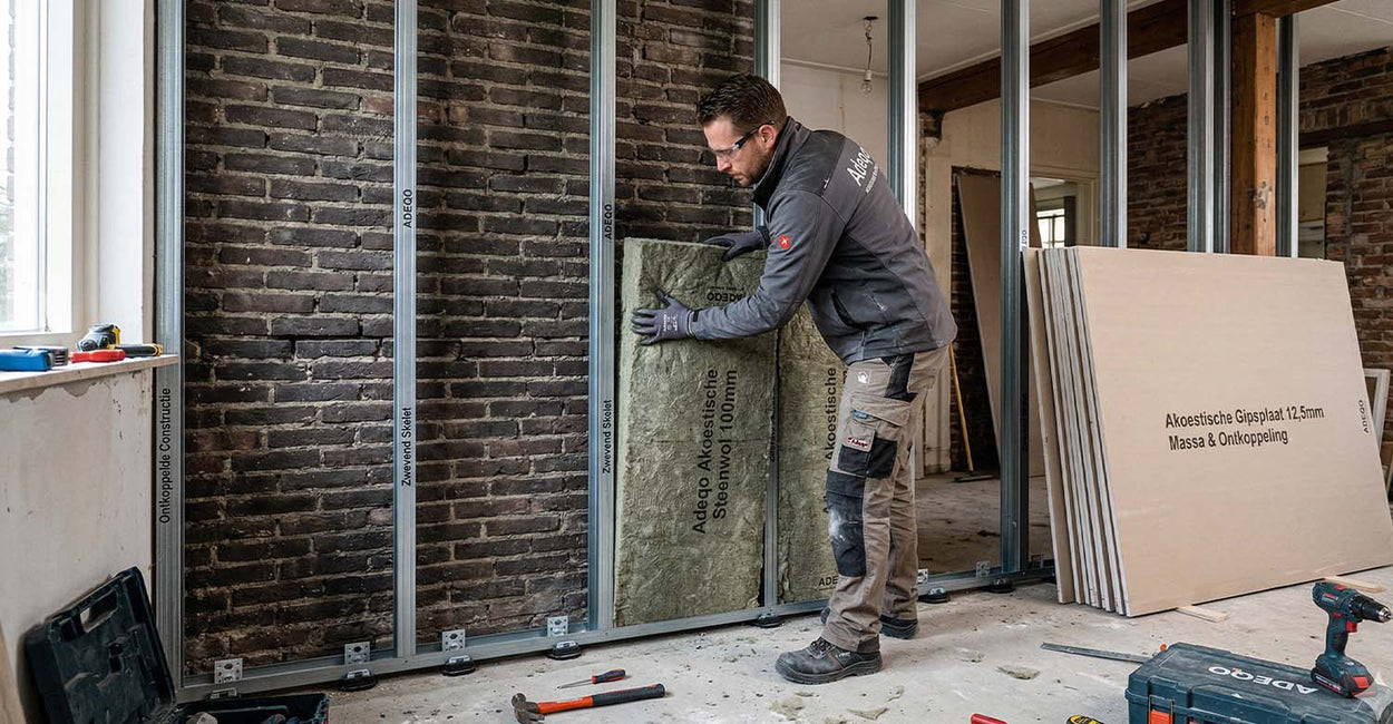 Geluidsisolatie muur: heb je isolatie of wandpanelen nodig?