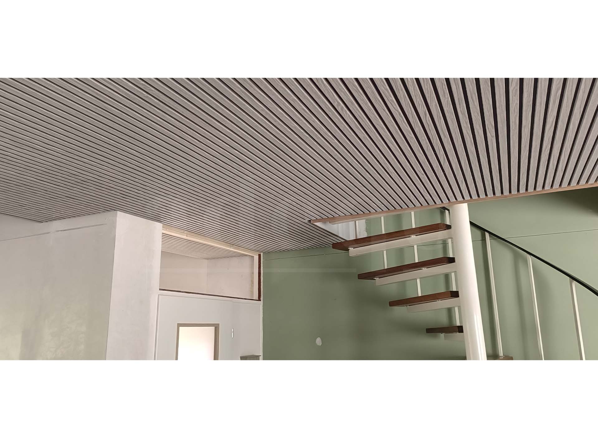 Adeqo Akupanel - Akoestische Wandpanelen - Grijs Eiken 260 x 60 cm - 3 zijdig