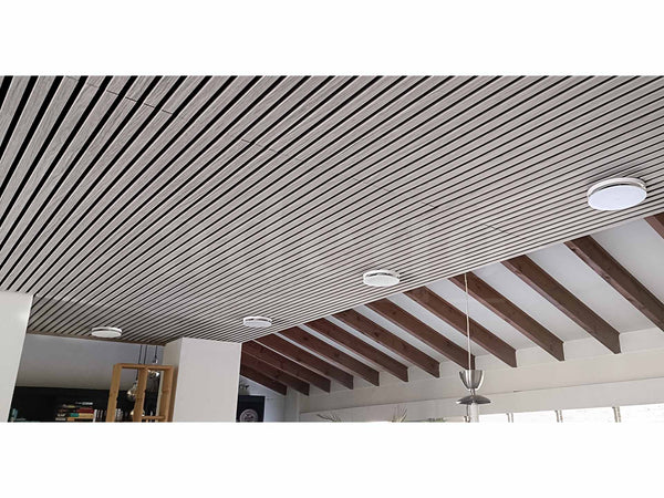 Adeqo Akupanel - Akoestische Wandpanelen - Grijs Eiken 300 x 60 cm - 3 zijdig