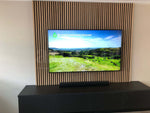 Adeqo Akupanel - Akoestische Wandpanelen - Natuurlijk Eiken 260 x 60 cm - 3 zijdig