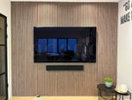 Adeqo Akupanel - Akoestische Wandpanelen - Licht Walnoot 260 x 60 cm - 3 zijdig