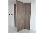 Adeqo Akupanel - Akoestische Wandpanelen - Licht Walnoot 300 x 60 cm - 3 zijdig