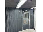 Adeqo Akupanel - Akoestische Wandpanelen - Zwart Eiken 300 x 60 cm - 3 zijdig