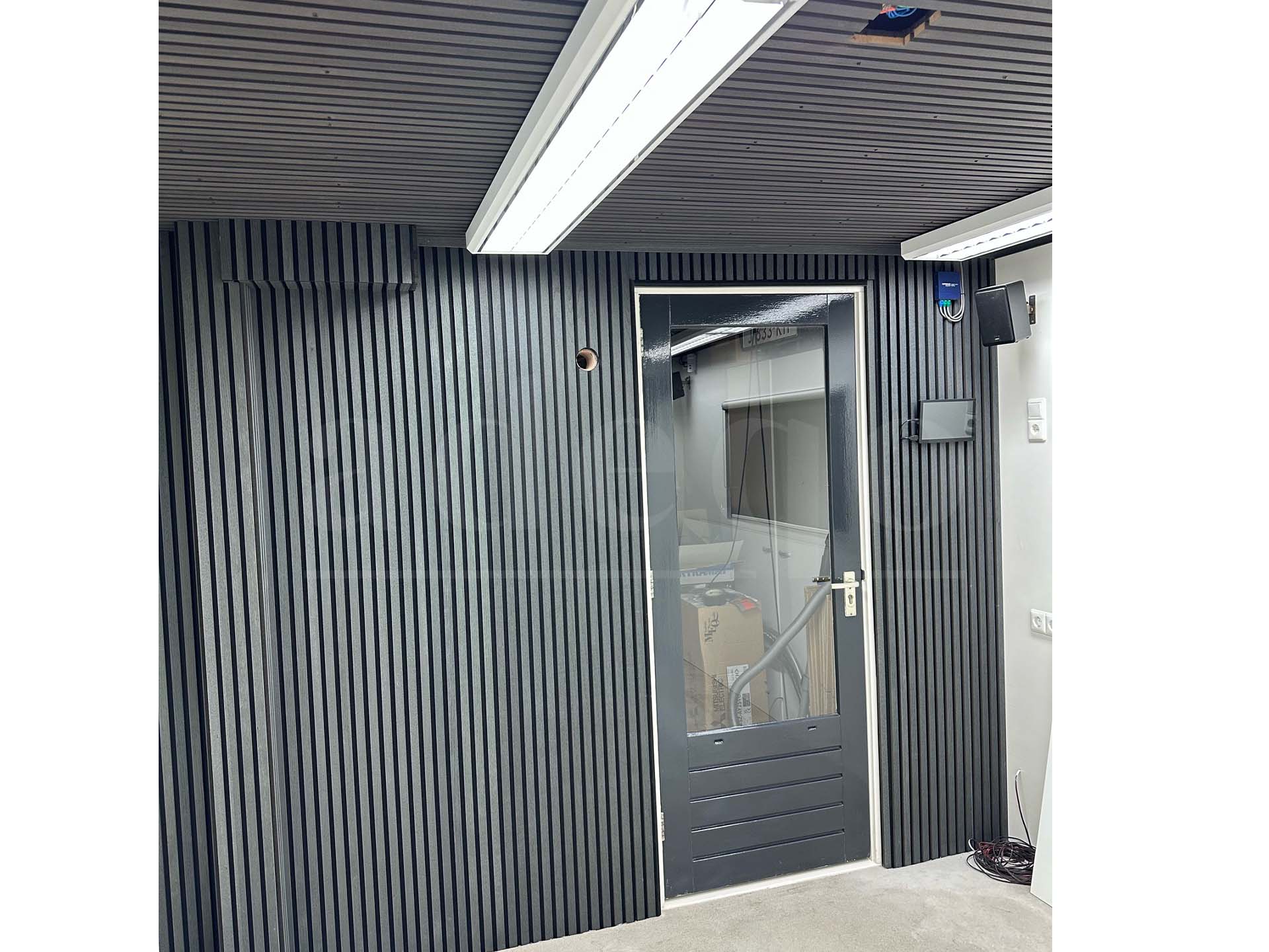 Adeqo Akupanel - Akoestische Wandpanelen - Zwart Eiken 300 x 60 cm - 3 zijdig