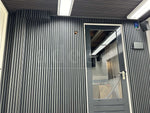 Adeqo Akupanel - Akoestische Wandpanelen - Zwart Eiken 300 x 60 cm - 3 zijdig