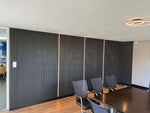 Adeqo Akupanel - Akoestische Wandpanelen - Zwart Eiken 300 x 60 cm - 3 zijdig
