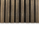 Adeqo Akupanel - Akoestische Wandpanelen - Gerookt Eiken 300 x 60 cm