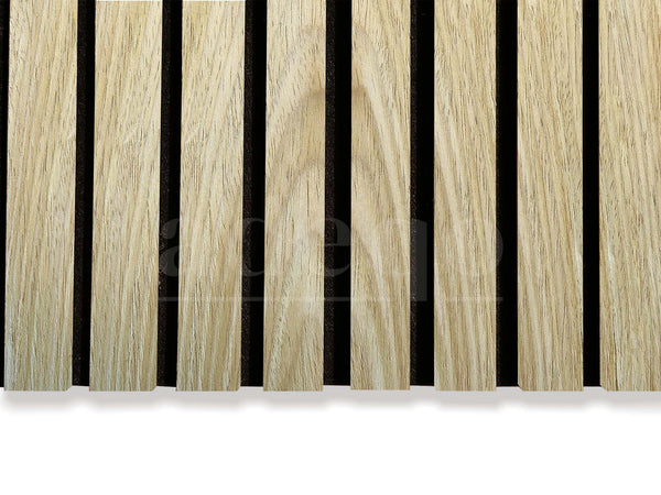 Adeqo Akupanel - Akoestische Wandpanelen - Klassiek Eiken 260 x 60 cm - 3 zijdig