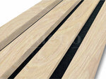 Adeqo Akupanel - Akoestische Wandpanelen - Natuurlijk Eiken 300 x 60 cm - 3 zijdig