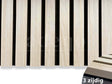 Adeqo Akupanel - Akoestische panelen - Wit Eiken 300 x 60 cm - 3 zijdig