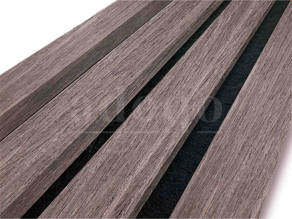 Adeqo Akupanel - Akoestische Wandpanelen - Donker Walnoot 260 x 60 cm - 3 zijdig - afbeelding 2