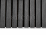 Adeqo Akupanel - Akoestische Wandpanelen - Zwart Eiken 300 x 60 cm - 3 zijdig