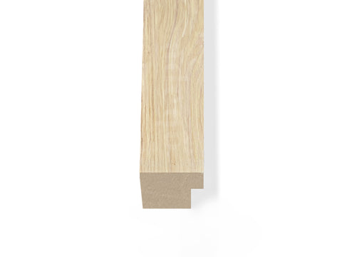Adeqo eindlat voor Akupanel - Natuurlijk Eiken - 300 cm