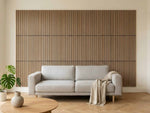 Adeqo akupanel tegel 40 x 40 cm - Rustiek Eiken - 100% brandweerend