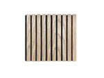 Adeqo akupanel tegel 40 x 40 cm - Rustiek Eiken - 100% brandweerend