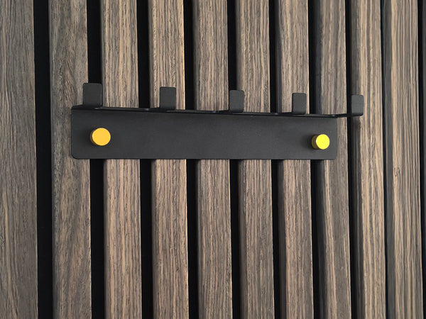 Adeqo coat rack for Akupanel – 5 hooks