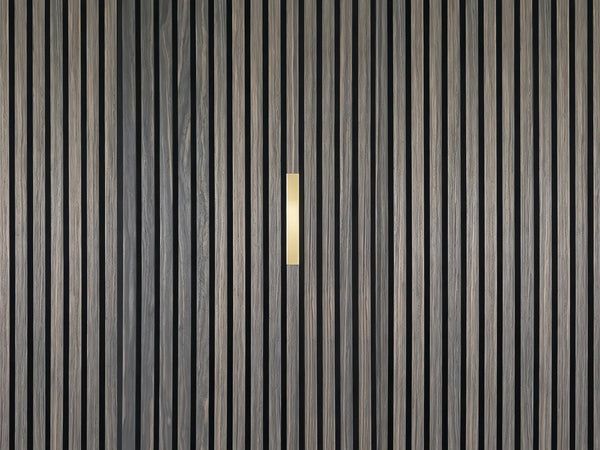 Adeqo decorative insert for Akupanel – Gold mirror polished – 20 cm