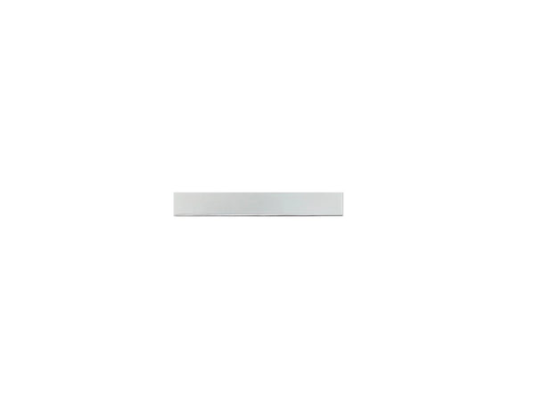 Adeqo sierstrip Zilver van 20 cm recht van voren op een witte achtergrond