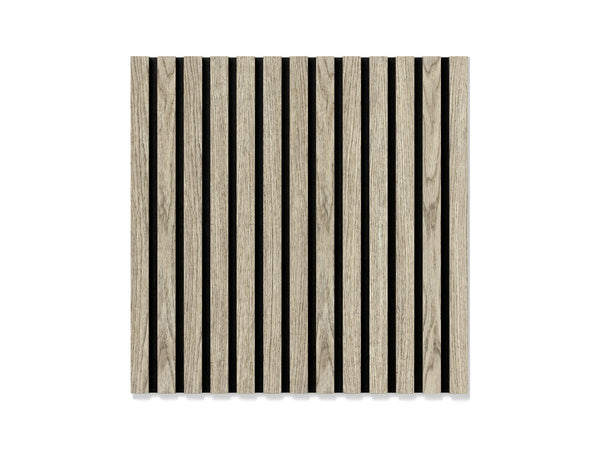 Adeqo Akupanel Brandwerend - Verouderd Eiken 60 x 60 cm - 100% brandveilig (B-s1-d0)