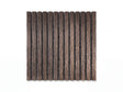 Akoestisch wandpaneel brandwerend 60x60 cm – Woodskin Gerookt Eiken Donker op antraciet vilt (brandklasse B-s1-d0)