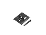 Compolux montageclip AS59 voor Highline, zwart roestvaststaal, 39,8 x 32 x 10,8 mm, met torxschroef