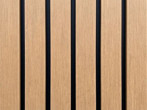 Compolux Highline - Composiet Gevelbekleding - Eiken/Zwart 300 cm - Rhombus 55 mm