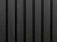 Compolux Highline - Composiet Gevelbekleding - Zwart/Zwart 300 cm - Rhombus 55 mm