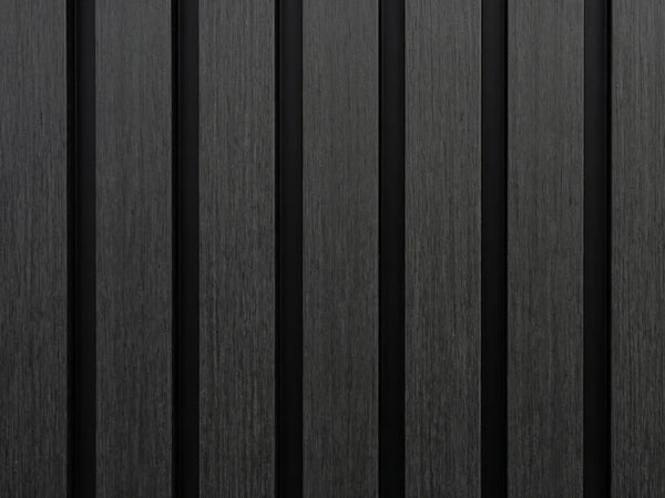 Compolux Highline - Composiet Gevelbekleding - Zwart/Zwart 300 cm - Rhombus 55 mm