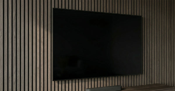 Adeqo Akupanel - Akoestische Wandpanelen - Licht Walnoot 300 x 60 cm - 3 zijdig