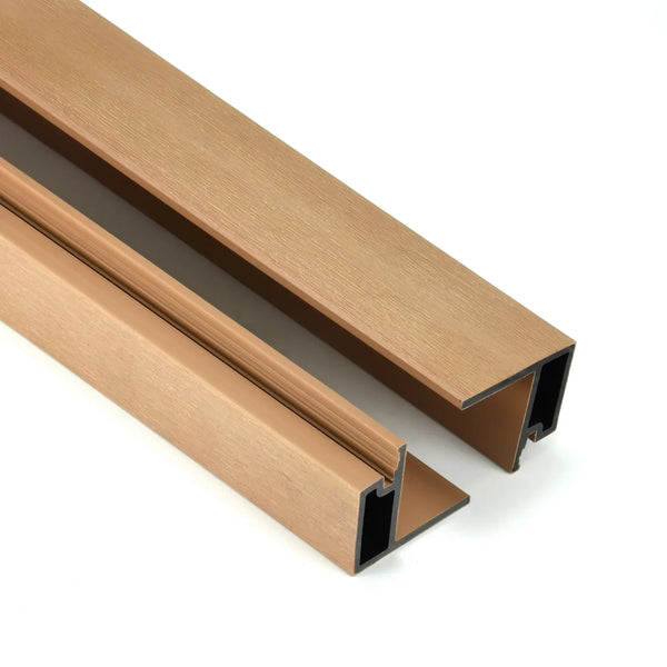Compolux eindprofiel voor Highline - Eiken/Zwart - 300 cm