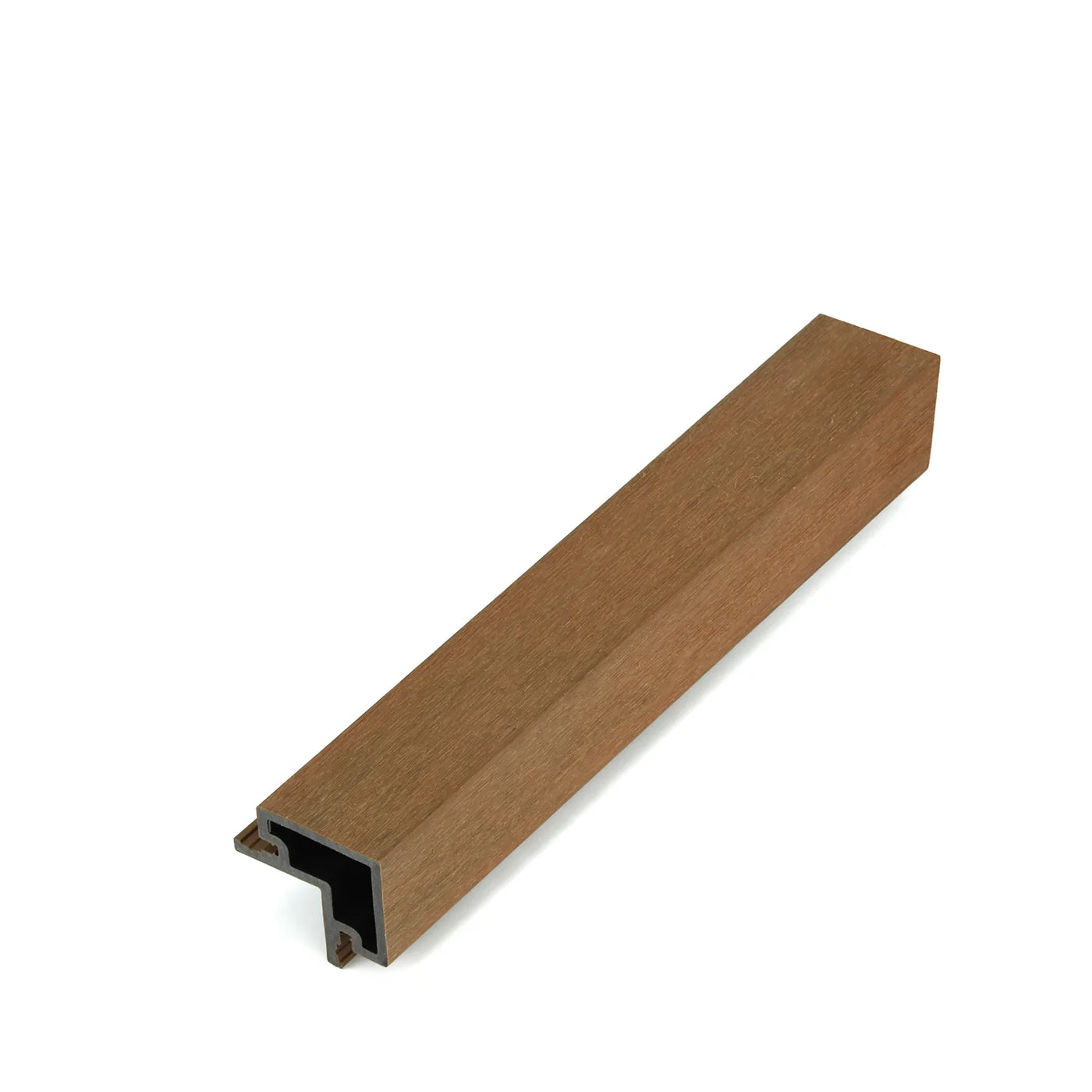 Compolux hoekprofiel teak, doorsnede met binnenmaat 39 bij 39 mm