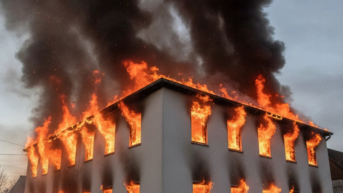 In hoogbouw en openbare gebouwen geldt de eis op de volledige opbouw, niet alleen op het vilt.